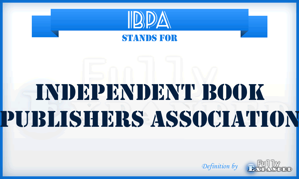 IBPA - Independent Book Publishers Association