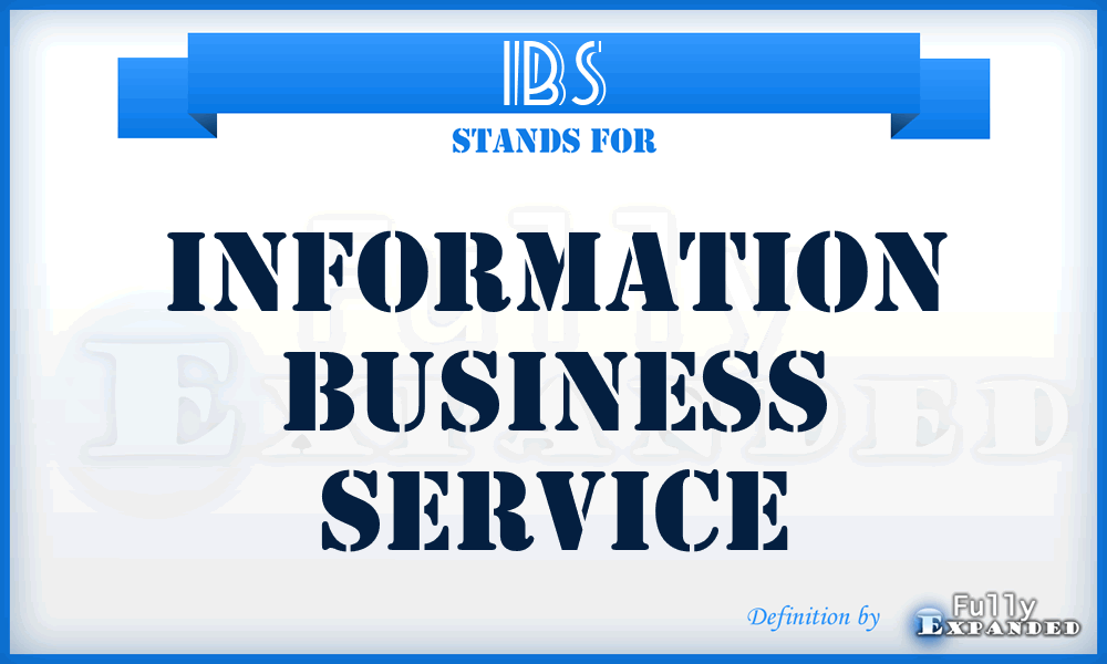 IBS - Information Business Service