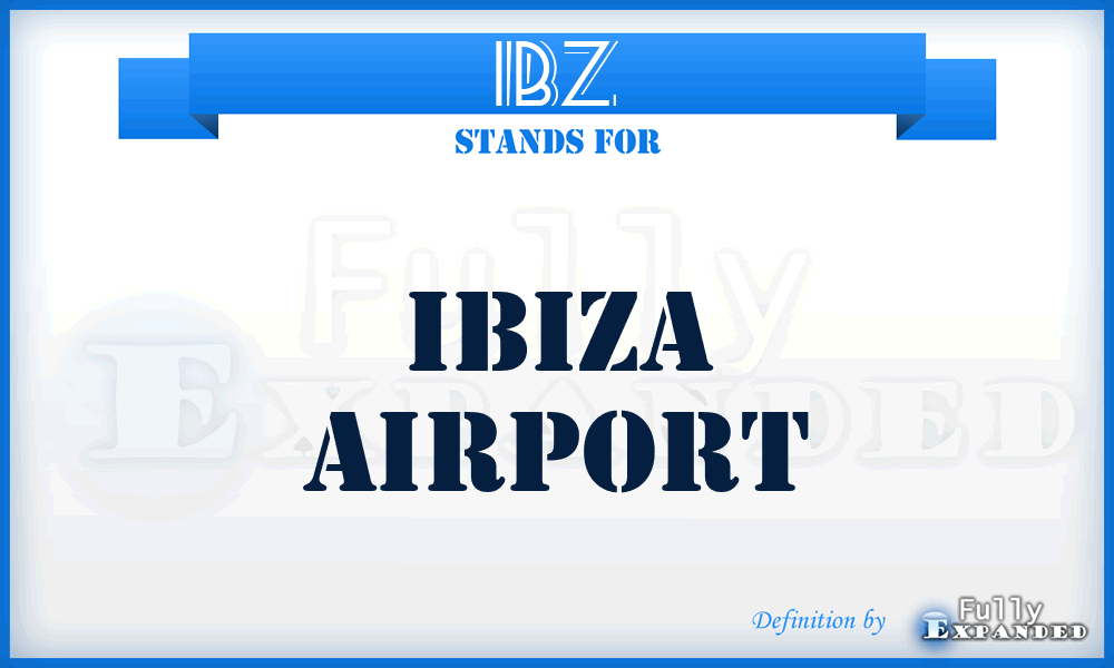 IBZ - Ibiza airport