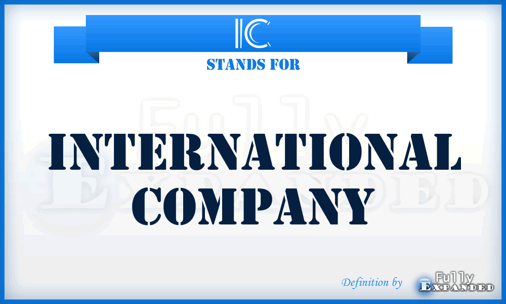 IC - International Company