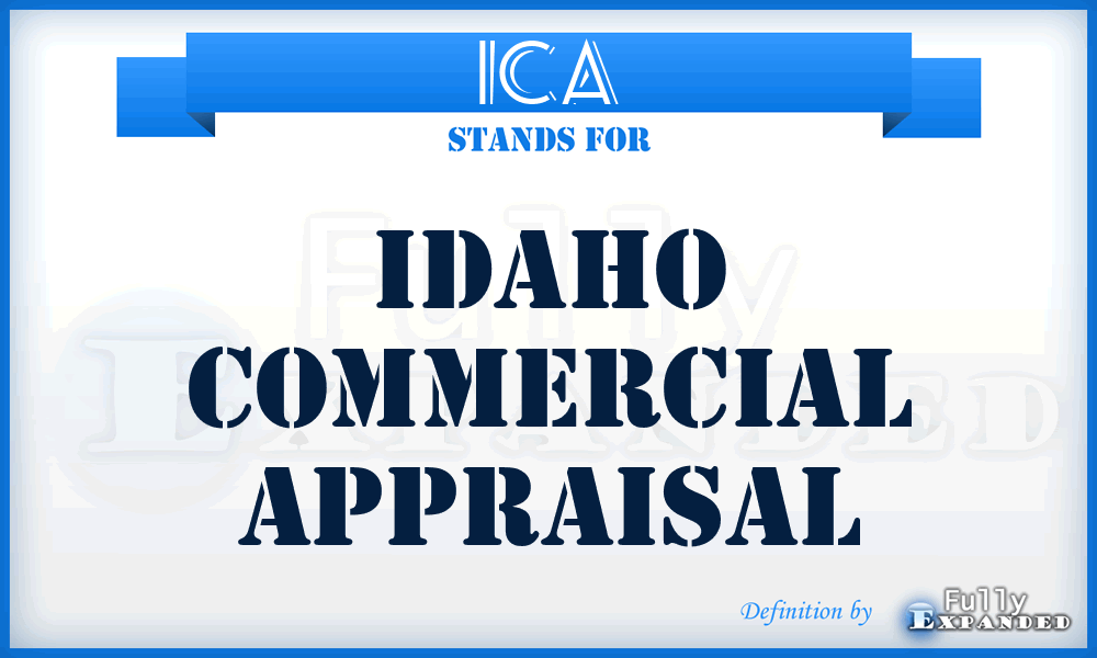 ICA - Idaho Commercial Appraisal