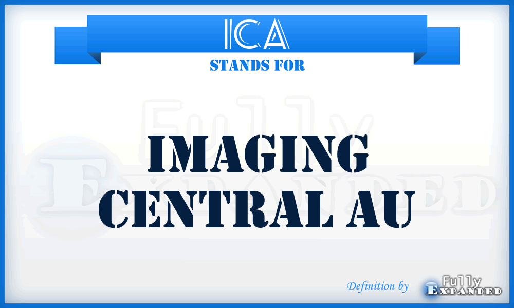 ICA - Imaging Central Au