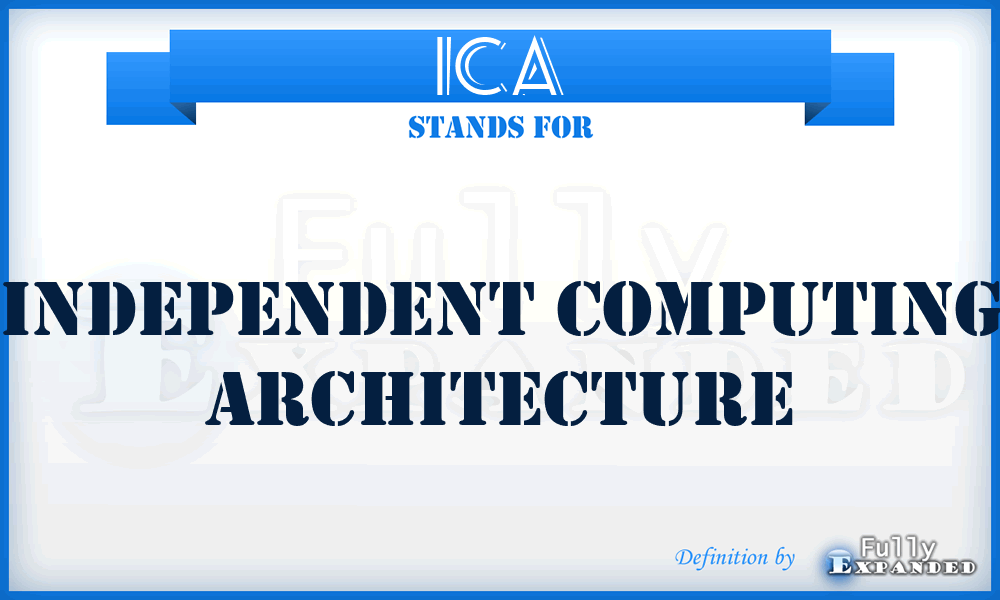 ICA - Independent Computing Architecture