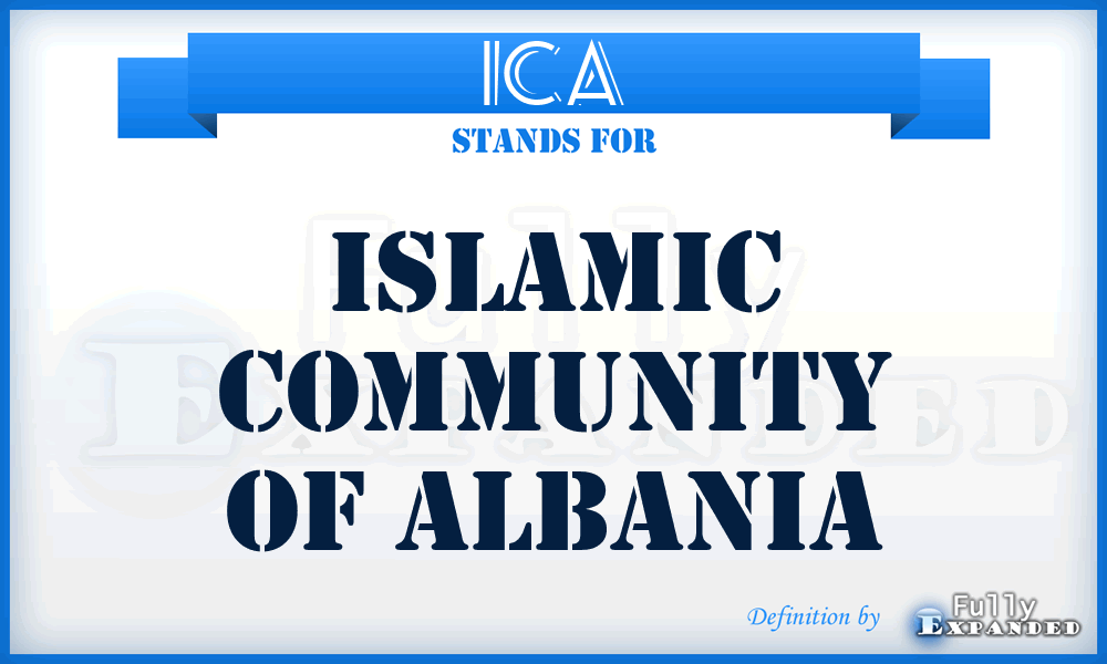 ICA - Islamic Community of Albania