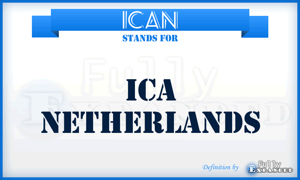 ICAN - ICA Netherlands