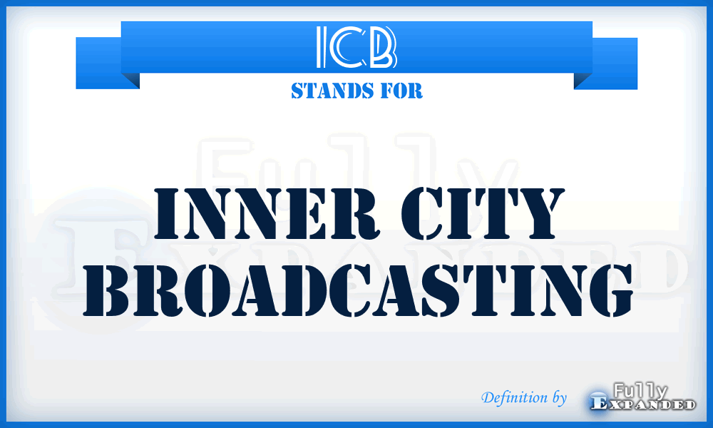 ICB - Inner City Broadcasting