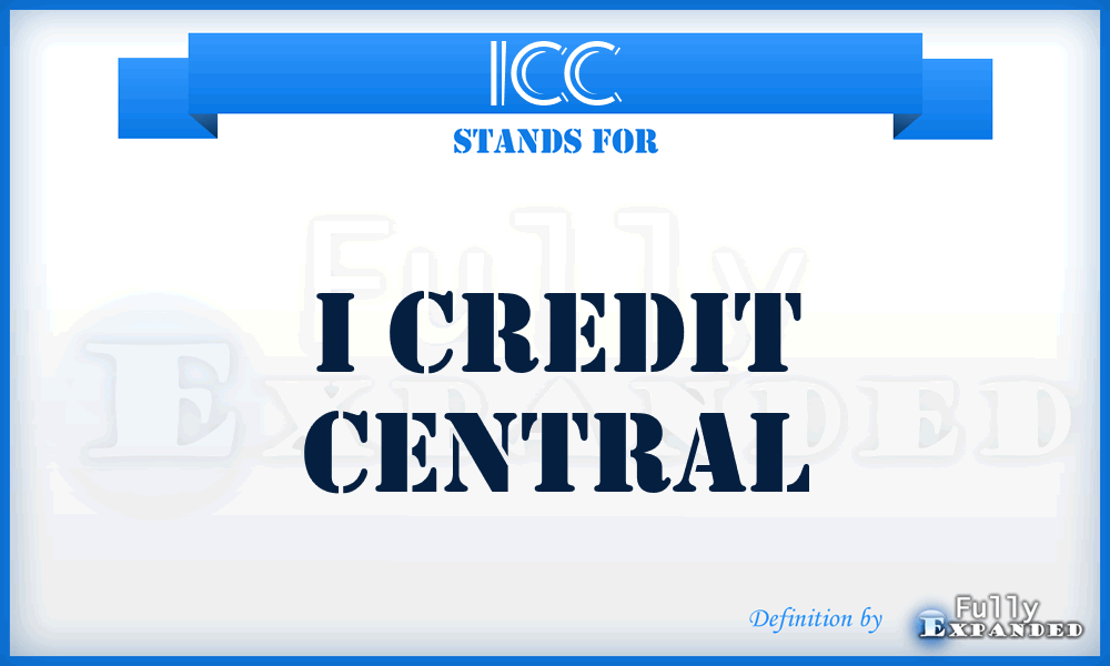 ICC - I Credit Central