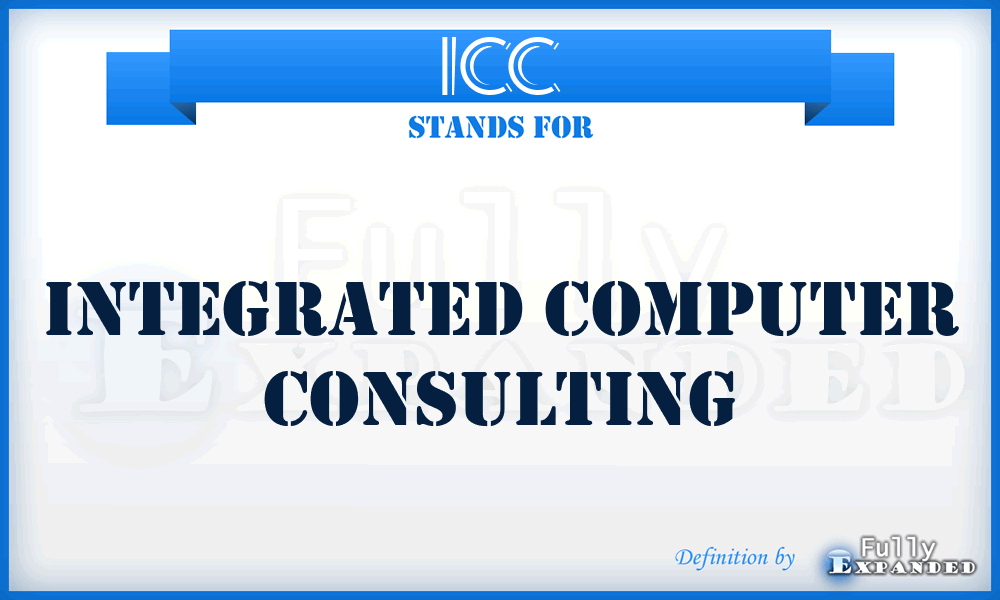 ICC - Integrated Computer Consulting