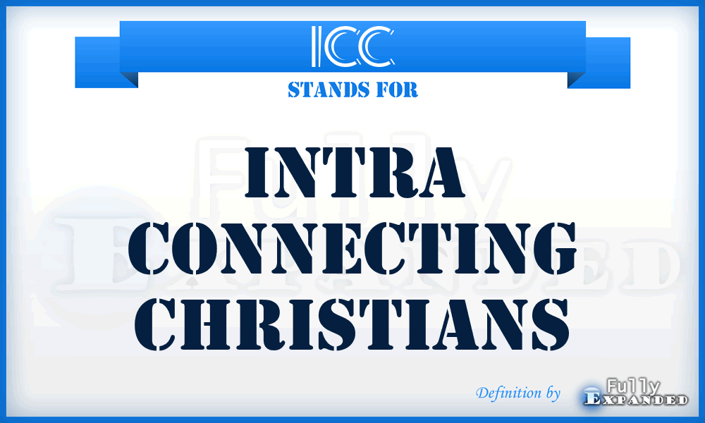 ICC - Intra Connecting Christians