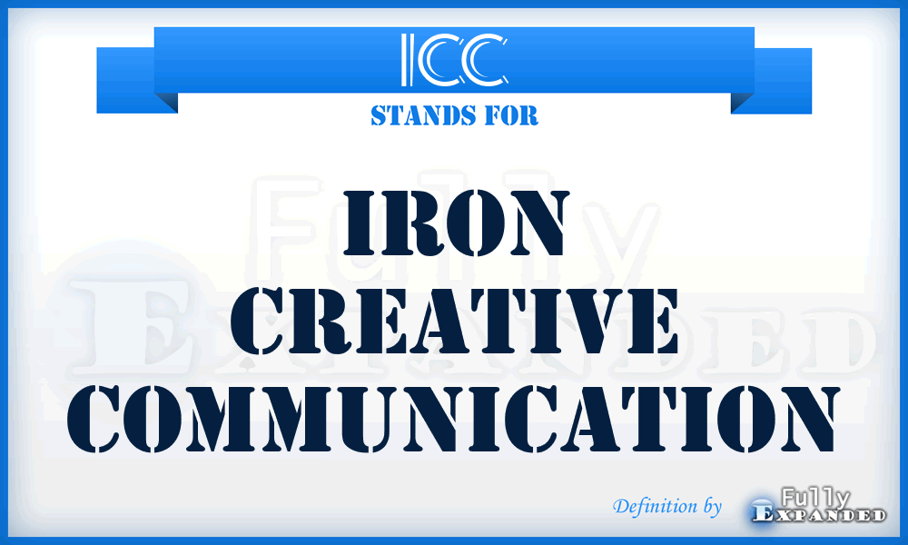 ICC - Iron Creative Communication