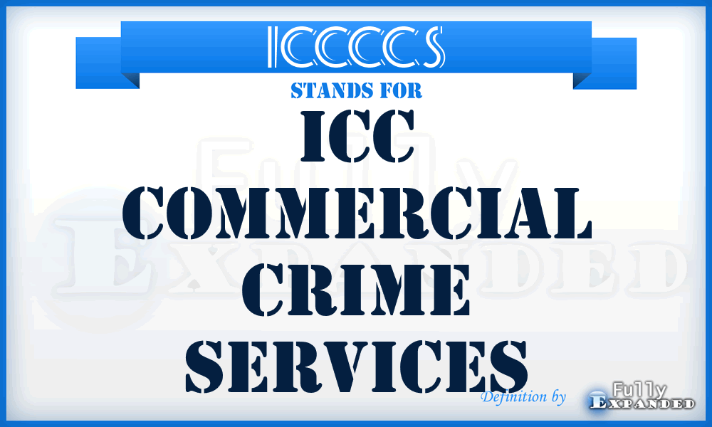 ICCCCS - ICC Commercial Crime Services