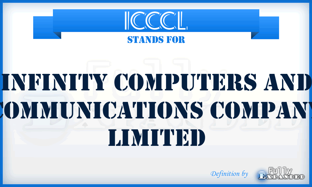 ICCCL - Infinity Computers and Communications Company Limited