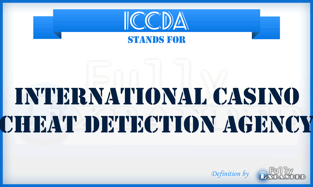 ICCDA - International Casino Cheat Detection Agency