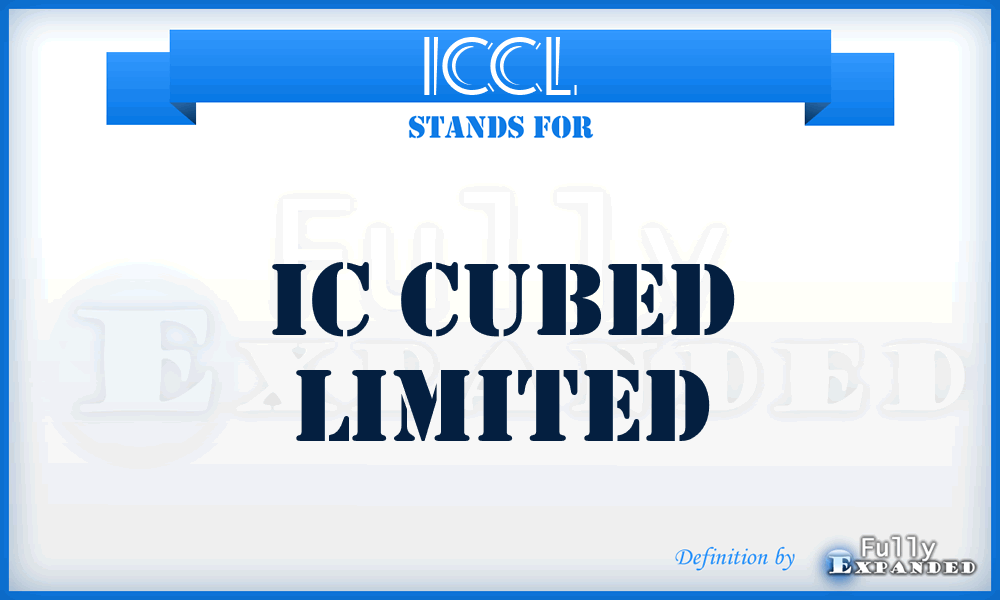 ICCL - IC Cubed Limited