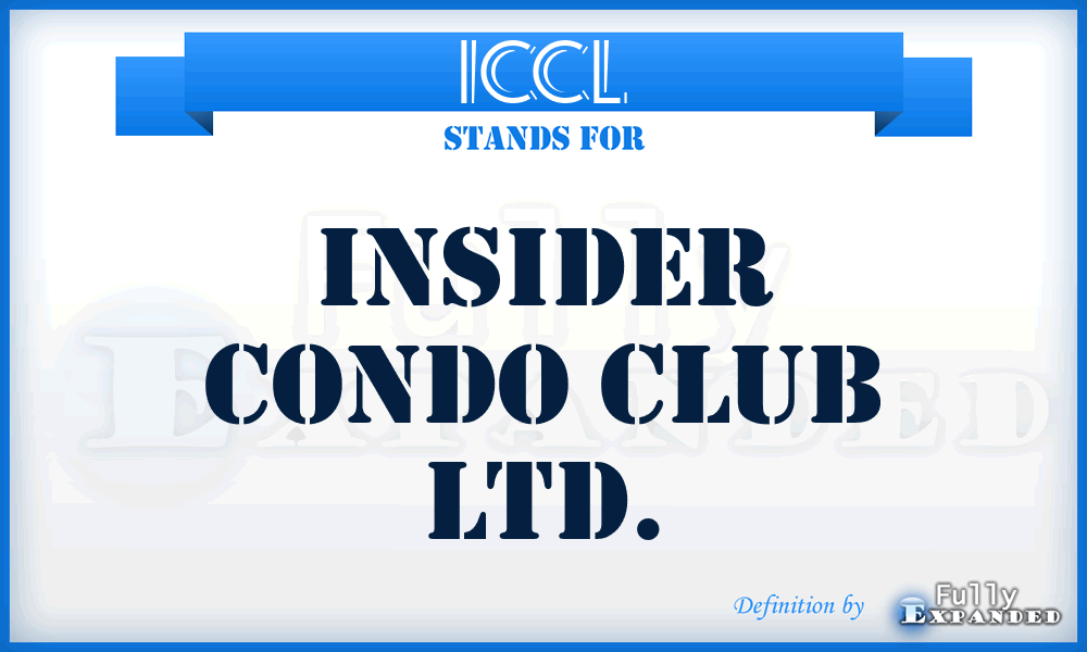 ICCL - Insider Condo Club Ltd.