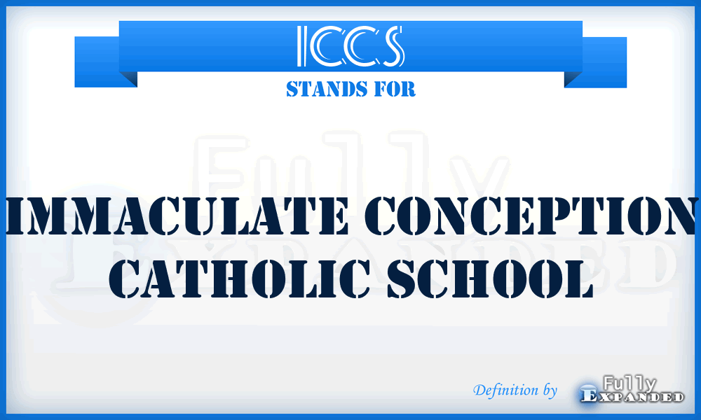 ICCS - Immaculate Conception Catholic School