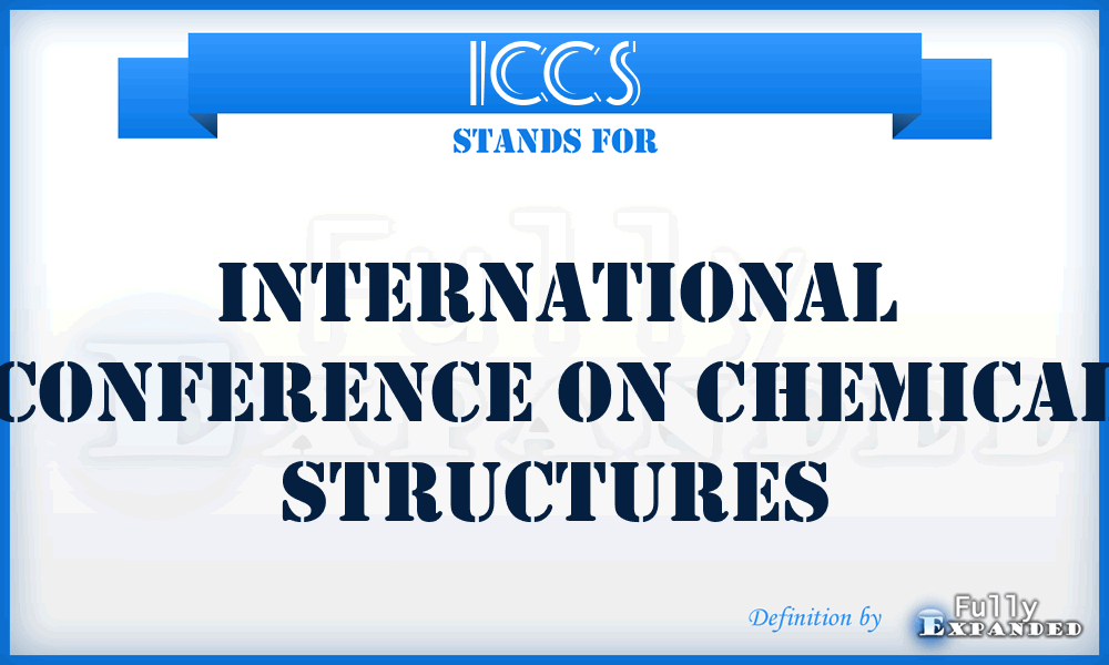 ICCS - International Conference on Chemical Structures