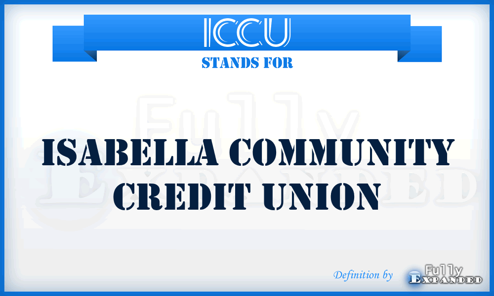 ICCU - Isabella Community Credit Union