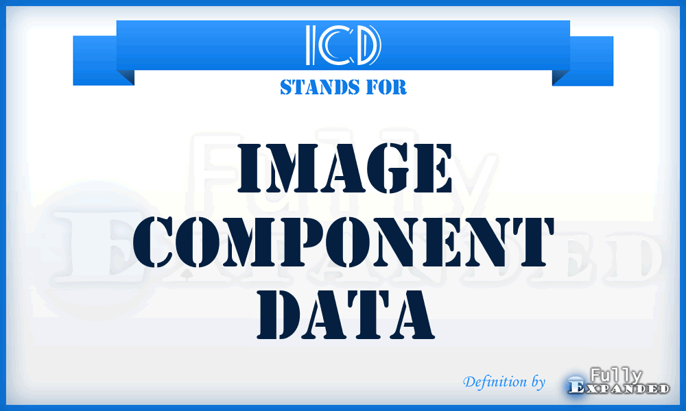 ICD - image component data