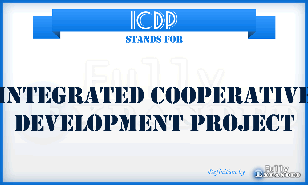 ICDP - Integrated Cooperative Development Project