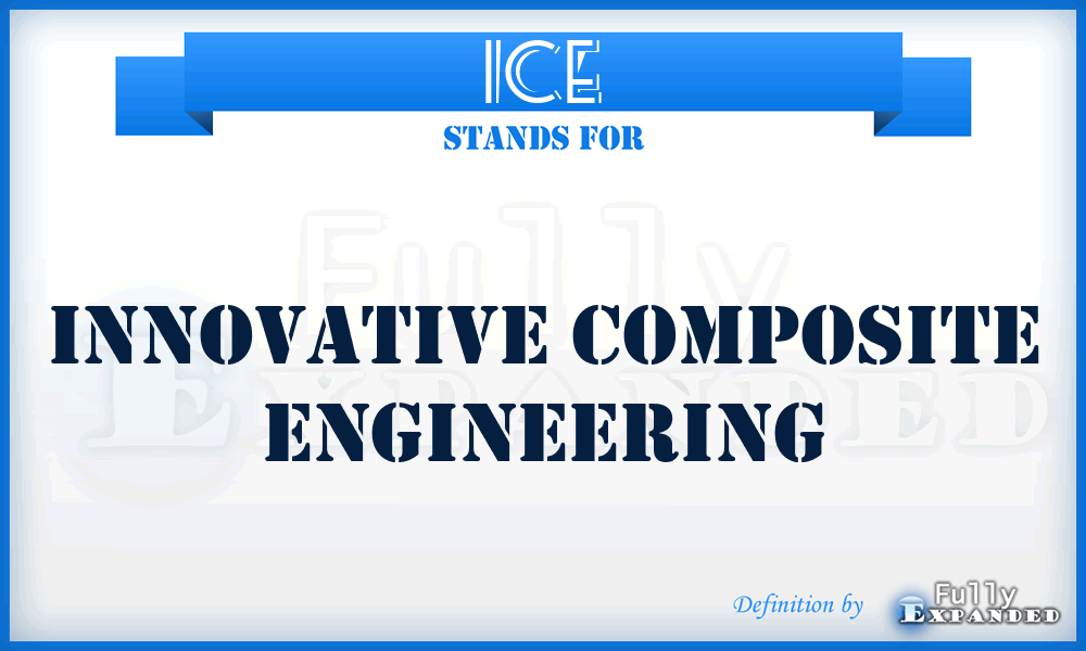 ICE - Innovative Composite Engineering