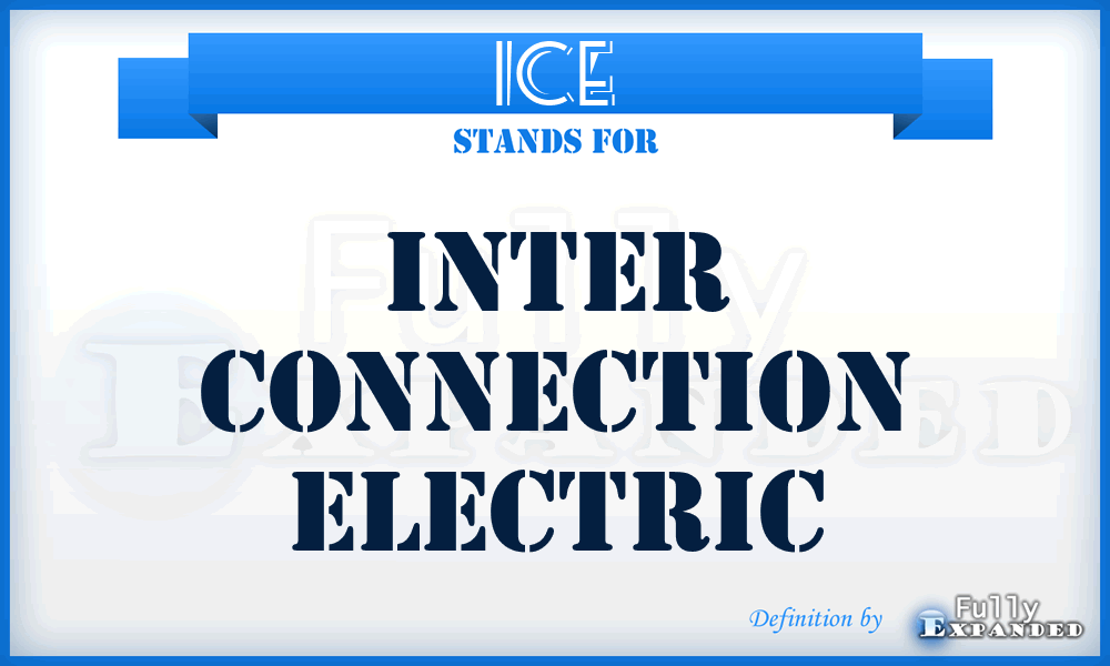 ICE - Inter Connection Electric