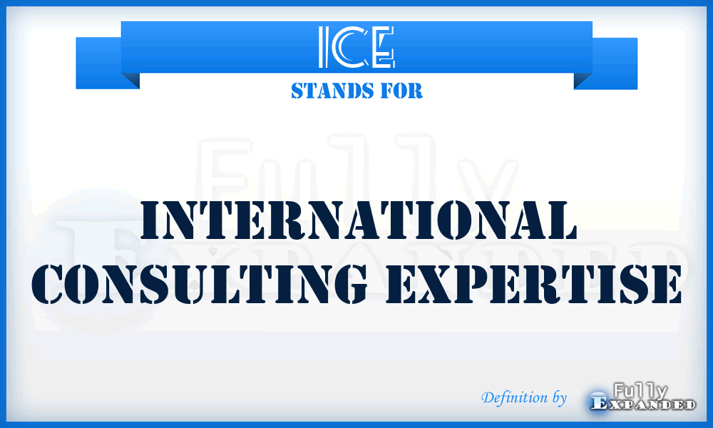 ICE - International Consulting Expertise