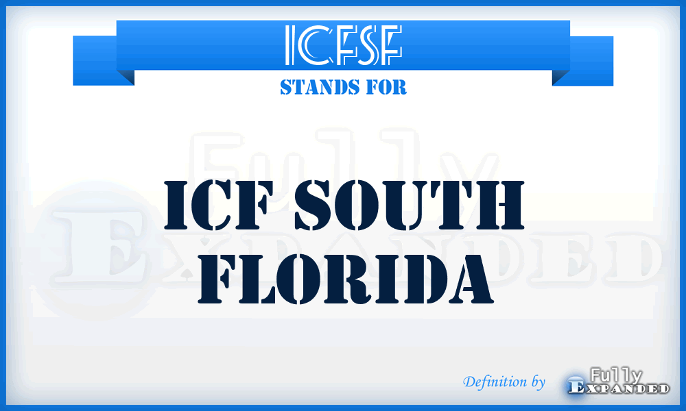 ICFSF - ICF South Florida