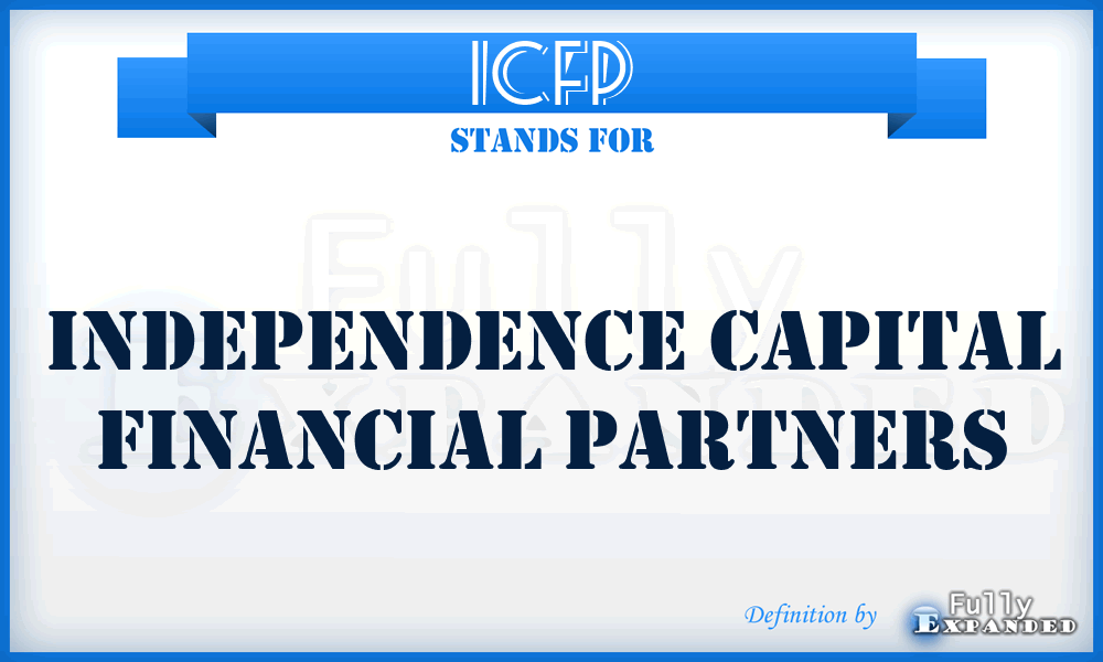 ICFP - Independence Capital Financial Partners