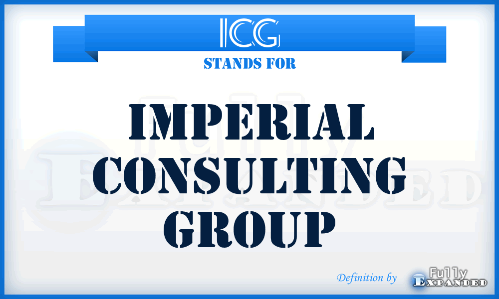 ICG - Imperial Consulting Group