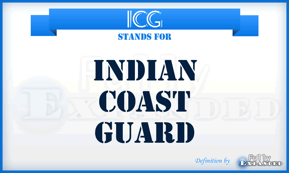 ICG - Indian Coast Guard