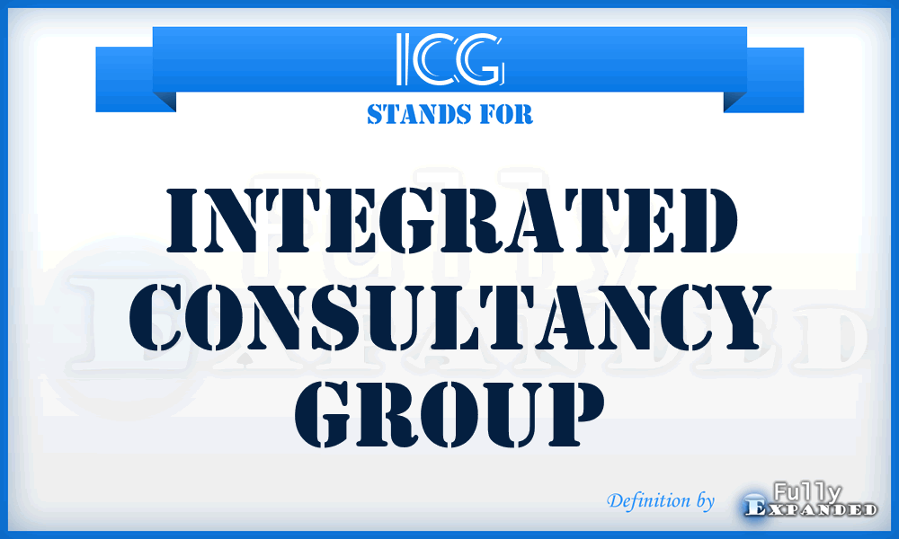 ICG - Integrated Consultancy Group