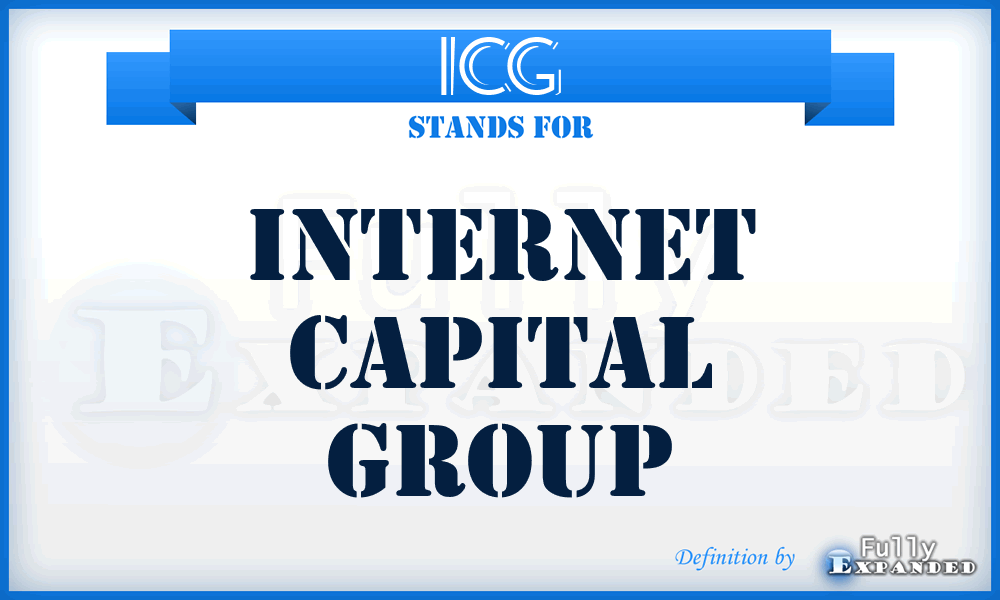ICG - Internet Capital Group