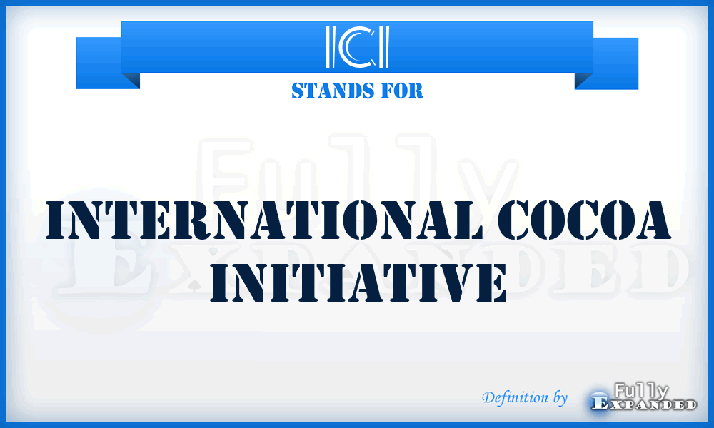 ICI - International Cocoa Initiative