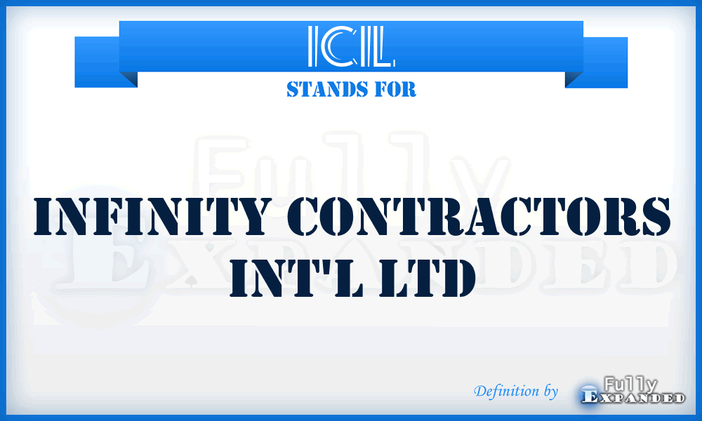 ICIL - Infinity Contractors Int'l Ltd