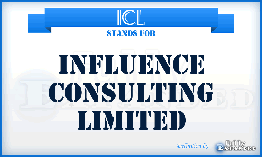 ICL - Influence Consulting Limited