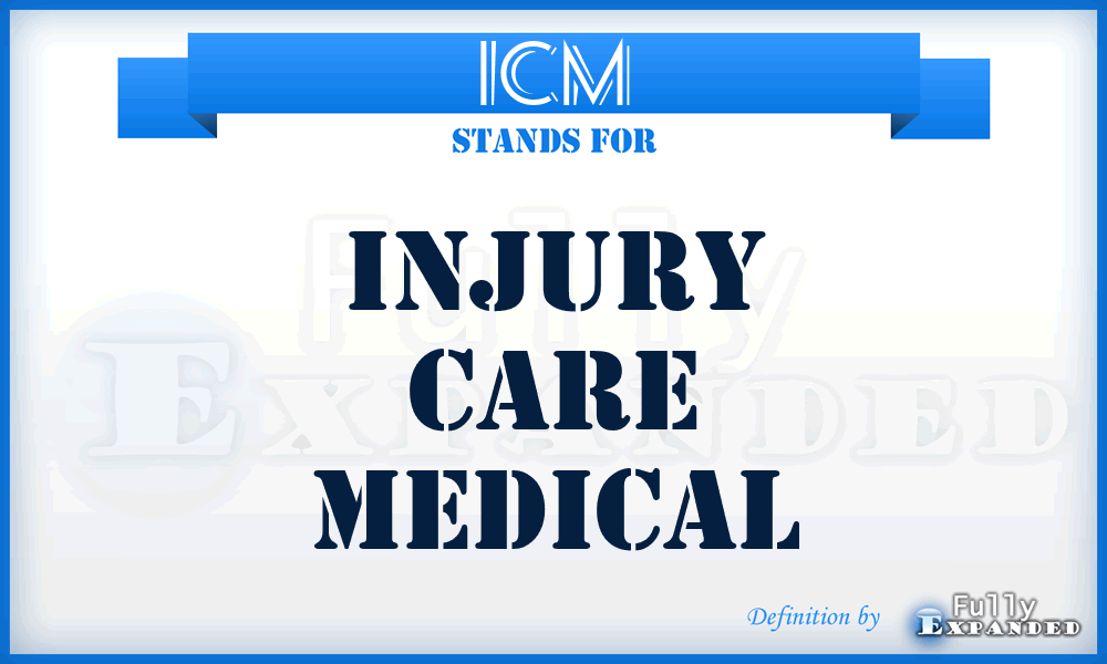 ICM - Injury Care Medical