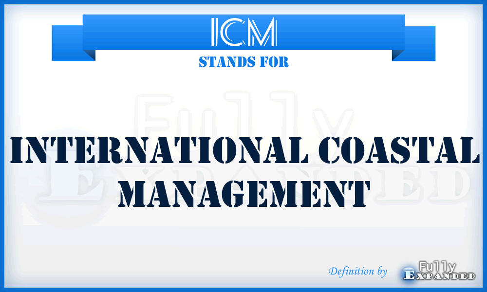 ICM - International Coastal Management