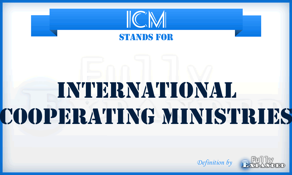 ICM - International Cooperating Ministries