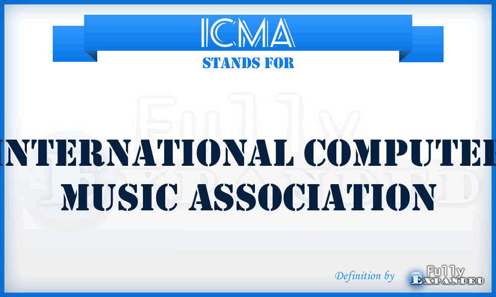 ICMA - International Computer Music Association