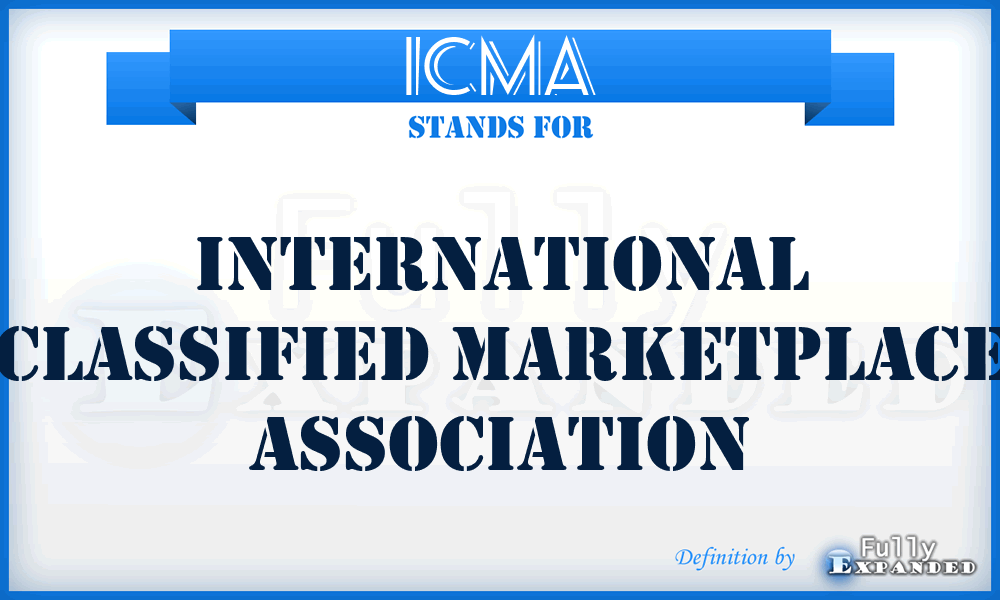 ICMA - International Classified Marketplace Association