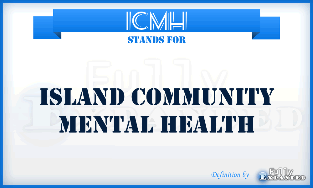 ICMH - Island Community Mental Health