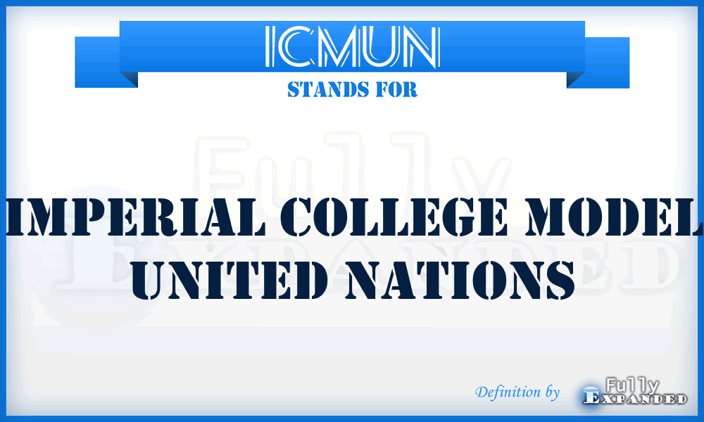 ICMUN - Imperial College Model United Nations