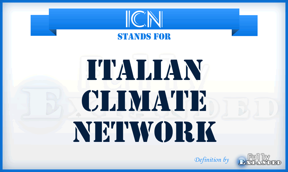 ICN - Italian Climate Network