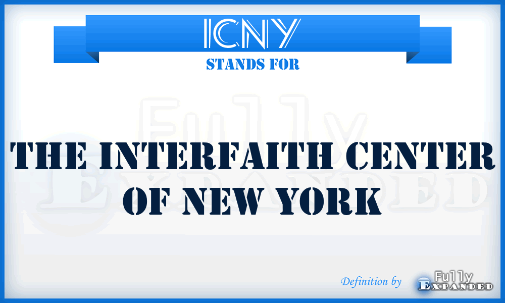 ICNY - The Interfaith Center of New York