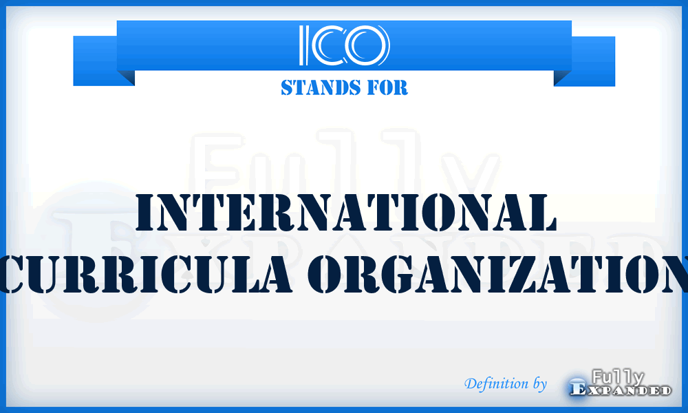 ICO - International Curricula Organization