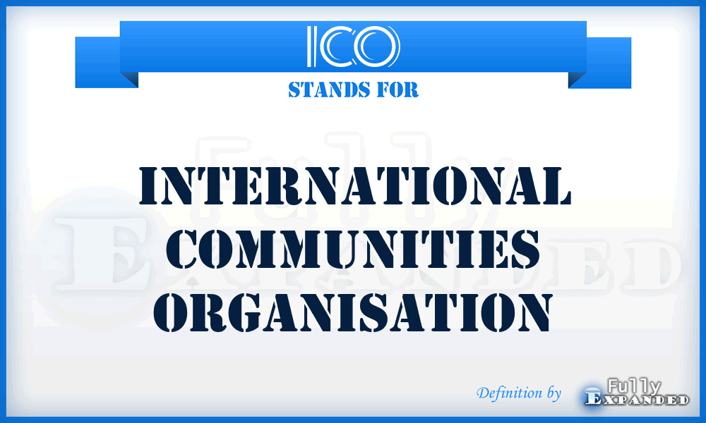 ICO - International Communities Organisation