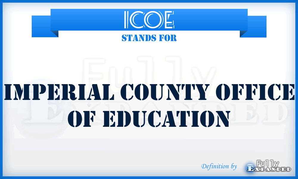 ICOE - Imperial County Office of Education