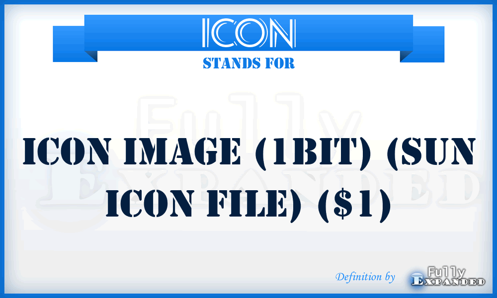 ICON - Icon image (1bit) (Sun icon file) ($1)