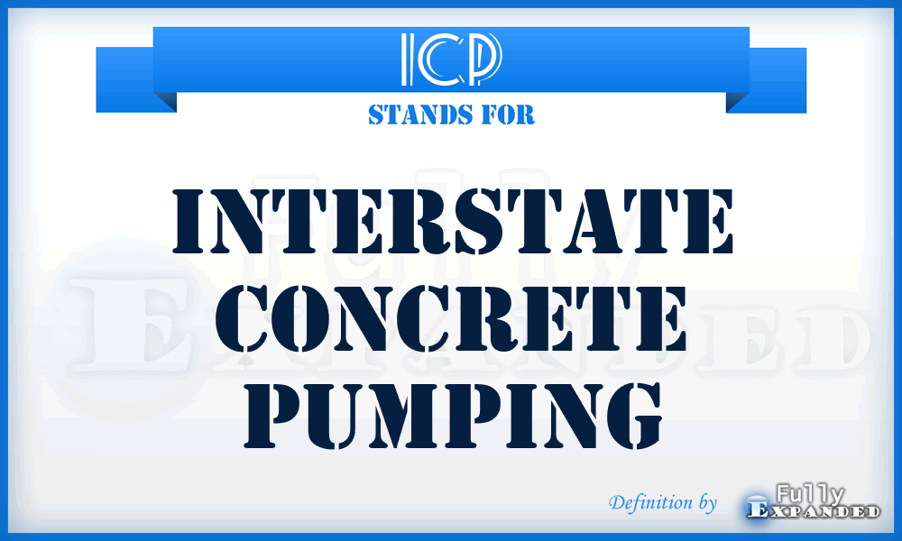 ICP - Interstate Concrete Pumping